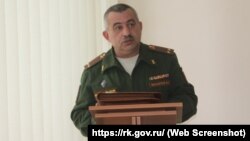 Константин Качаров, российский военный комиссар Симферопольского района и Алушты