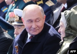 Путин на параде 9 мая в Москве, 2024 год