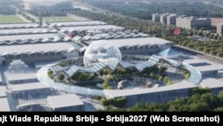 Planirani izgled izložbenog kompleksa za Belgrade EXPO 2027