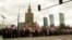 Акцыя беларусаў у Варшаве. Архіўнае фота