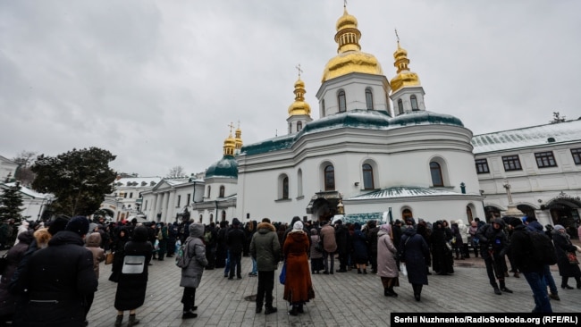 Останнє богослужіння УПЦ (МП) на території Києво-Печерської лаври, Київ, 29 березня 2023 року