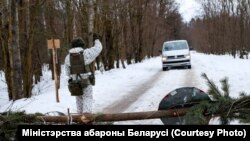 Сілы спэцыяльных апэрацый Узброеных сіл Беларусі далучылі да аховы мяжы з Украінай. Фота Міністэрства абароны Беларусі, 30 студзеня 2024 