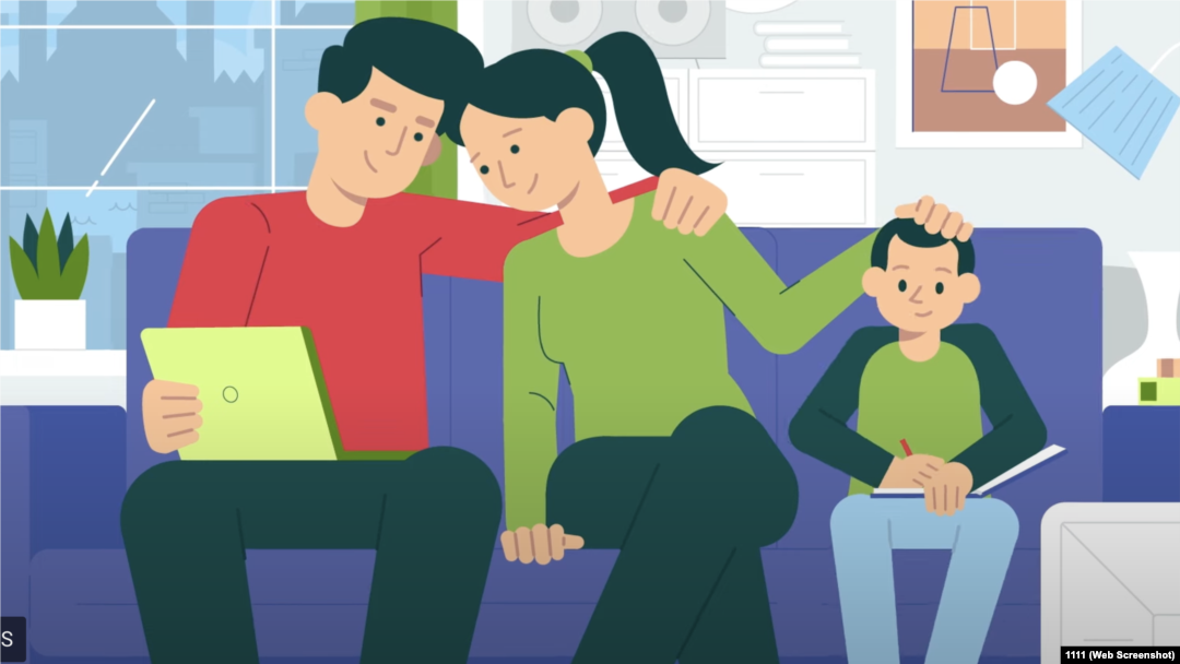 A screenshot from an informational video on the government's new website to help Hungarians return home.