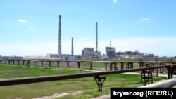 Крымский содовый завод в Красноперекопске, архивное фото