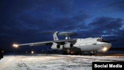 Самолёт А-50 на аэродроме Мачулищи