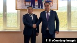 Абдикарим Алимбаев жана Ражоббой Ахмадзода. 2-май, 2023-жыл
