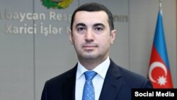 Aykhan Hajizada, a spokesperson for the Ministry of Foreign Affairs of Azerbaijan (file photo)