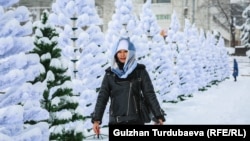Бишкек: Калың кар, тыгын жана аялдама 