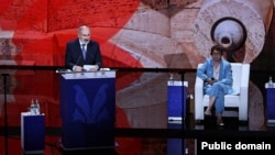 Armenia - Prime Minister Nikol Pashinian addresses the Annual Meeting of the EBRD, Yerevan, May 15, 2024.