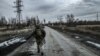 Український військовий у місті Авдіївка Донецької області, 10 березня 2023 року