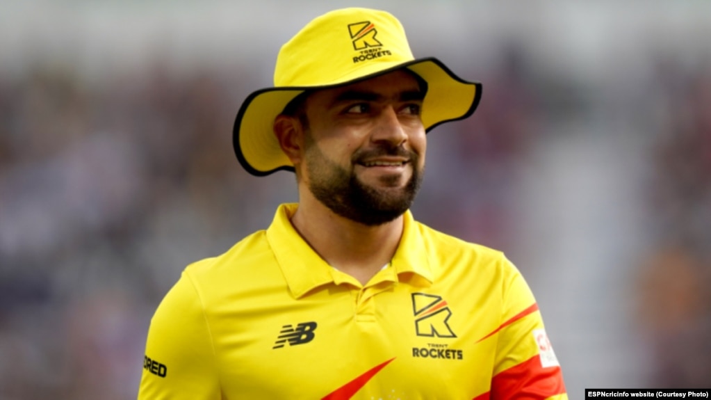 راشد خان، کاپیتان تیم ملی کریکت افغانستان (تصویر آرشیف)