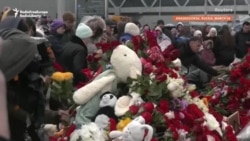 Russians Lay Flowers At Site Of Moscow Terror Attack