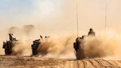 Израелски сухопътни подразделения са навлезли в Ивицата Газа за първи
