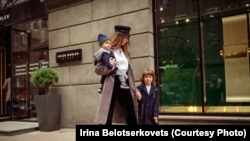 Ирина Белоцерковец с детьми. Фото из личного архива