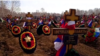 Во Владивостоке порезали флаги на могилах наемников из ЧВК "Вагнер"