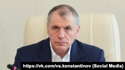 Спикер российского парламента Крыма Владимир Константинов, 4 апреля 2023 года