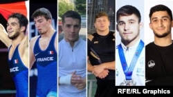 Молодежная сборная Франции по вольной борьбе, коллаж
