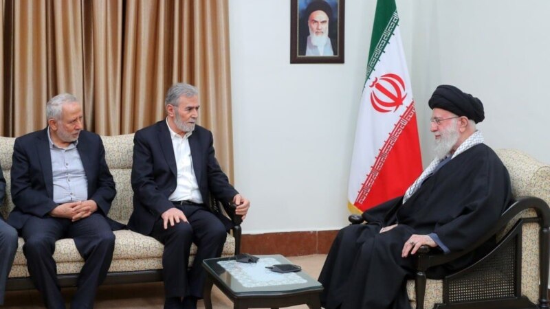  دبیرکل جهاد اسلامی فلسطین با خامنه‌ای، رئیسی و قالیباف دیدار کرد
