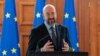 Moldova - European Council President Charles Michel speaks in Chisinau, March 28, 2023.