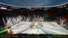 Pamje e përgjithshme brenda stadiumit Allianz Arena në Munih, Gjermani, gjatë ceremonisë hapëse të Kampionatit Evropian 2024, 14 qershor 2024.
