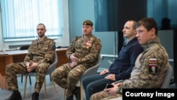 Tomsk TPGU students meeting with troopers