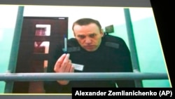 Алексей Навальный (кадр из видеотрансляции судебного заседания)