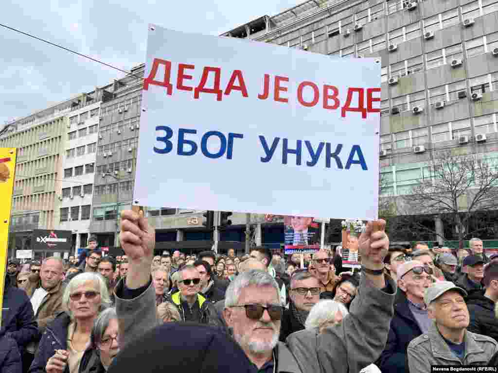 Protesti u Beogradu su održani i dan pred doček 2024. godine.