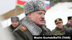 Belarusian ruler Alyaksandr Lukashenka (file photo)