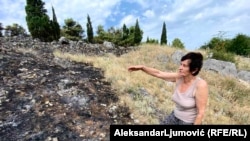 Podgoričanka Dragica Miličković za RSE kaže da je za izbijanje požara na Gorici odgovoran njen prijatelj koji je proslavljajući rođenje unuka zapalio vatromet