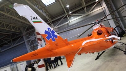 Първият медицински хеликоптер на България за спешна помощ по въздух