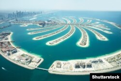 Ishulli artificial i ndërtar në Dubai. Fotografi nga arkivi.