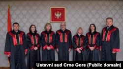 Sudije Ustavnog suda Crne Gore, juni 2024.