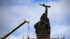 Bulgaria Sofia Soviet Army Monument Removal 