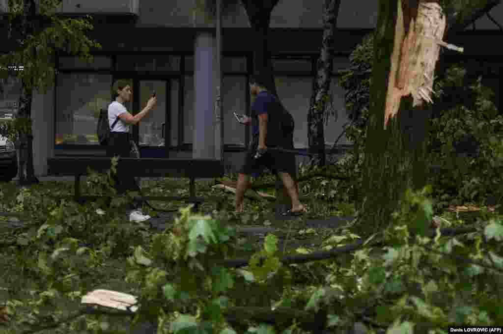 Tre persona humbën jetën në Kroaci gjatë stuhisë më 19 korrik 2023.