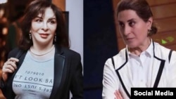 Afsaneh Bayegan (stânga) și Fatemeh Motamed-Arya (colaj foto)