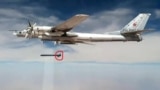 Російський бомбардувальник випускає крилату ракету з турбореактивним двигуном Х-101