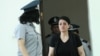 Armenia - Gayane Hakobian is brought into a courtroom in Yerevan, June 5, 2023.