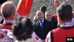 Президентът Румен Радев в село Устина на 14 февруари