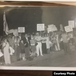Демонстрация в Америке с требованием разрешить эмиграцию евреев из СССР