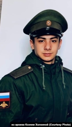 Солдат срочной службы Кирилл Холкин