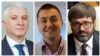Constantin Botnari, Veaceslav Platon și Vladimir Andronachi sunt incluși în premieră pe o listă de sancțiuni/ Colaj: Europa Liberă Moldova