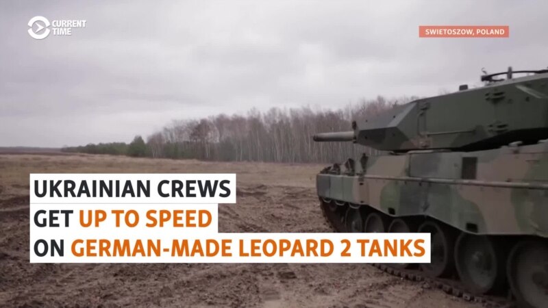 Ukrainian Crews Get Up To Speed On Leopard Tanks