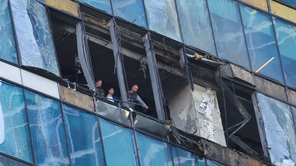 Дрон отново удари кулата IQ-Квартал в бизнес квартала Москва сити