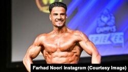 فرهاد نوری ورزشکار افغان که در آلمان مدال طلا دریافت کرد. ( تصویر از صفحه انستاگرام فرهاد نوری)