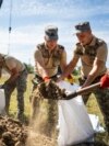 Pe 6 septembrie, ministrul Apărării Naţionale, Angel Tîlvăr, a confirmat găsirea unor fragmente de drone în apropierea satului Plauru, situat pe malul Dunării, la câteva sute de metri de portul ucrainean Izmail, atacat de dronele ruseşti. Pe 13 septembrie, un elicopter al MApN a identificat, la Nufăru, fragmente dintr-o a treia dronă căzută pe teritoriul României. Forțele. Comitetul Național pentru Situații de Urgență a luat decizia construirii de&nbsp;adăposturi antiaeriene în satul Plauru/comuna Ceatalchioi/județul Tulcea, pentru protejarea locuitorilor din Deltă.