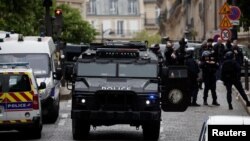 Ֆրանսիա - Ոստիկանները դեպքի վայրում, Փարիզ, 19-ը ապրիլի, 2024թ.