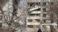 Ukraine -- Zaporizhzhya residential buildings after Russian attack, 22Mar2023