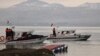 Armenia - Speedboats of the newly established water patrol service of the Armenian police are seen in Lake Sevan, December 9, 2023.