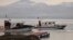 Armenia - Speedboats of the newly established water patrol service of the Armenian police are seen in Lake Sevan, December 9, 2023.