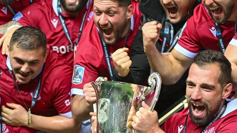 Сборная Грузии по регби выиграла седьмой чемпионат Европы подряд